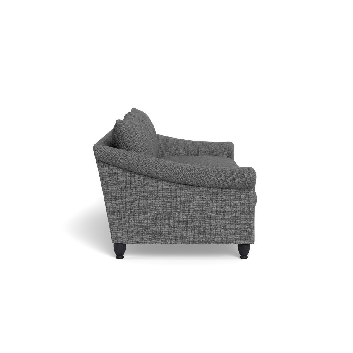 Heal's Devon 4 Seater Tejo Recycled Noir Dark Brown Stain Beech Feet - Heal's UK Furniture – image 3