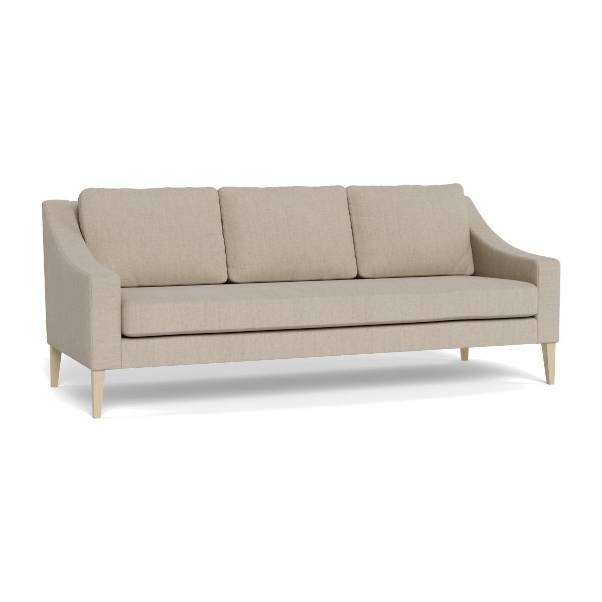Heal's Richmond 4 Seater Sofa Broad Weave Putty Natural Feet – image 1