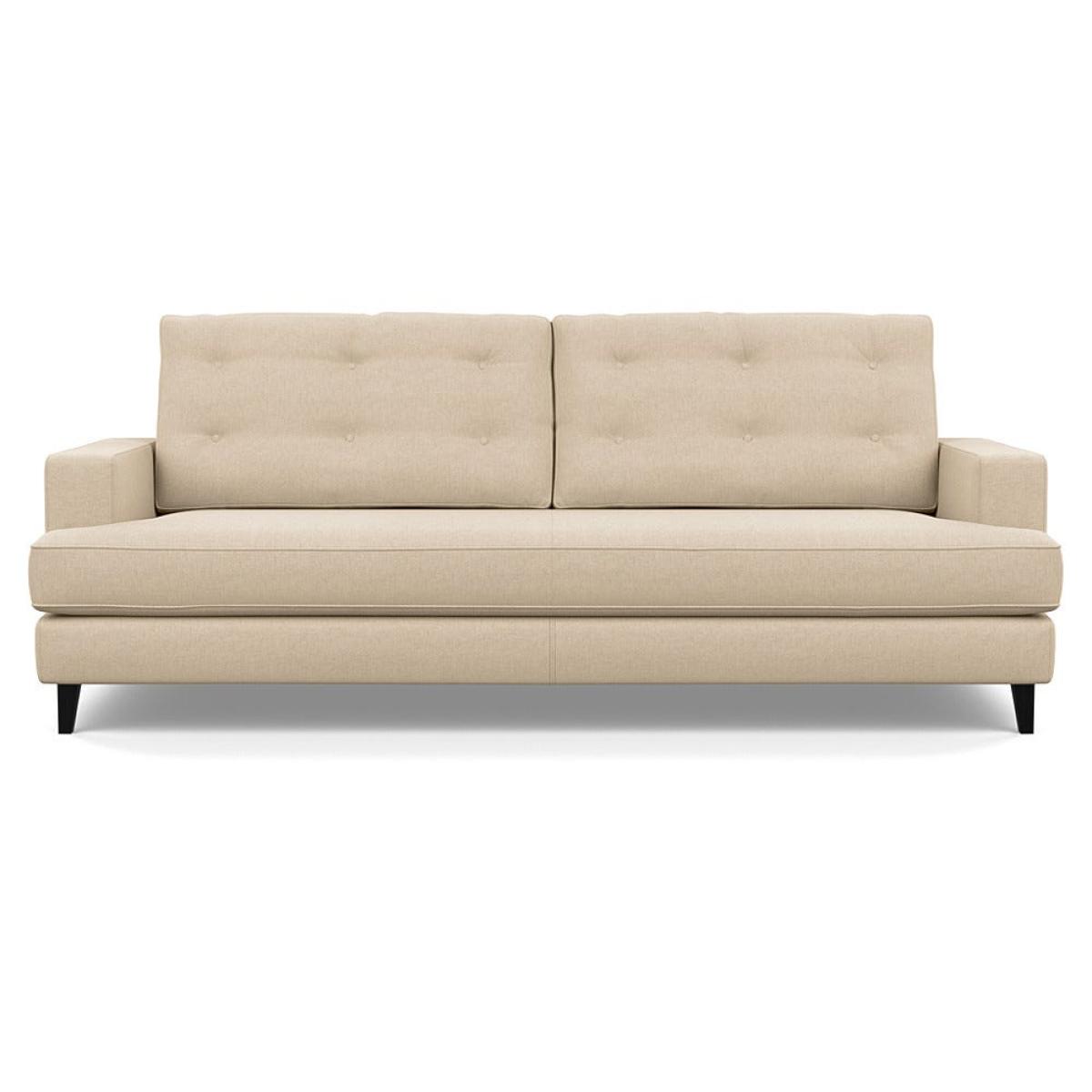 Heal's Mistral 4 Seater Sofa Brushed Cotton Oat Black Feet – image 2