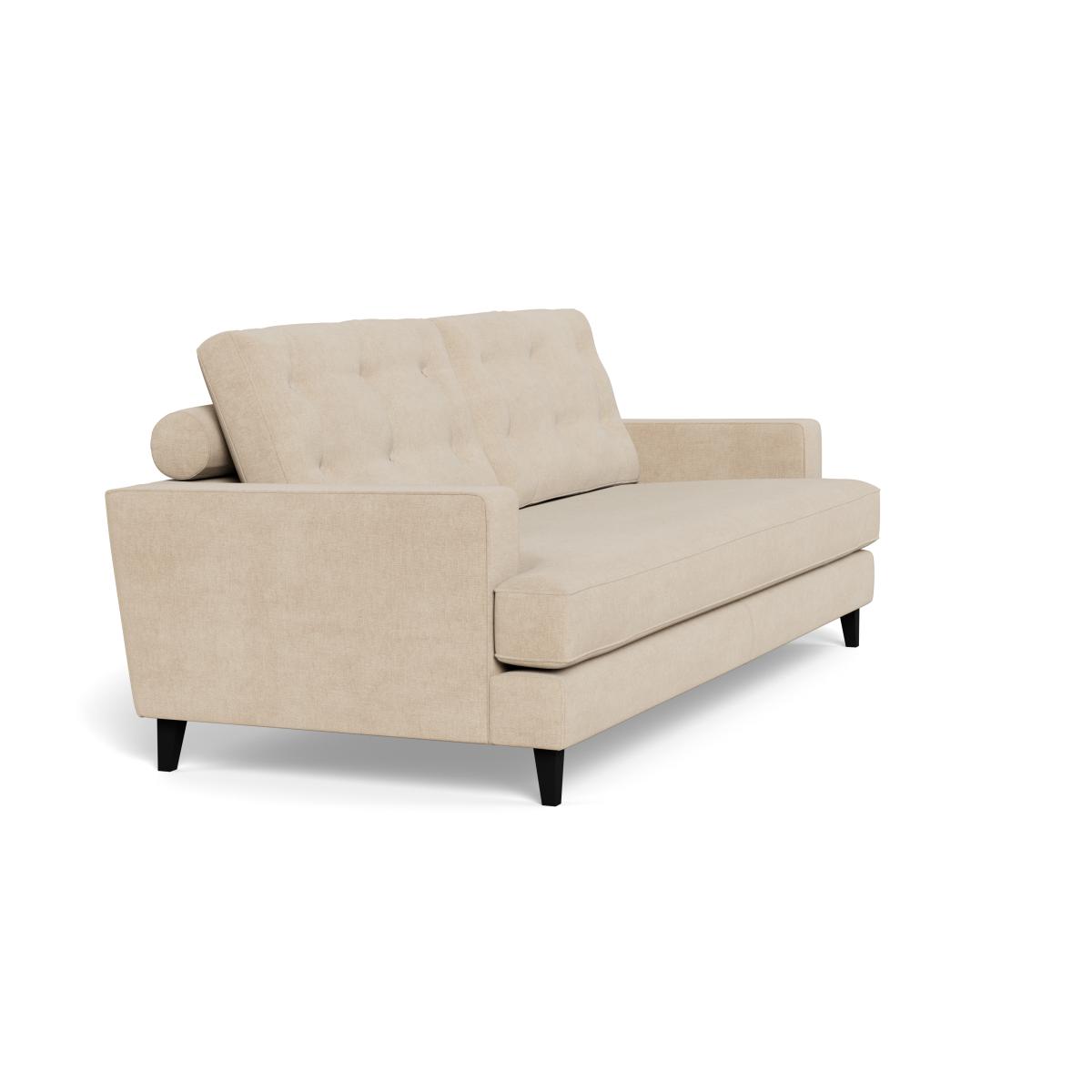 Heal's Mistral 4 Seater Sofa Brushed Cotton Oat Black Feet – image 3