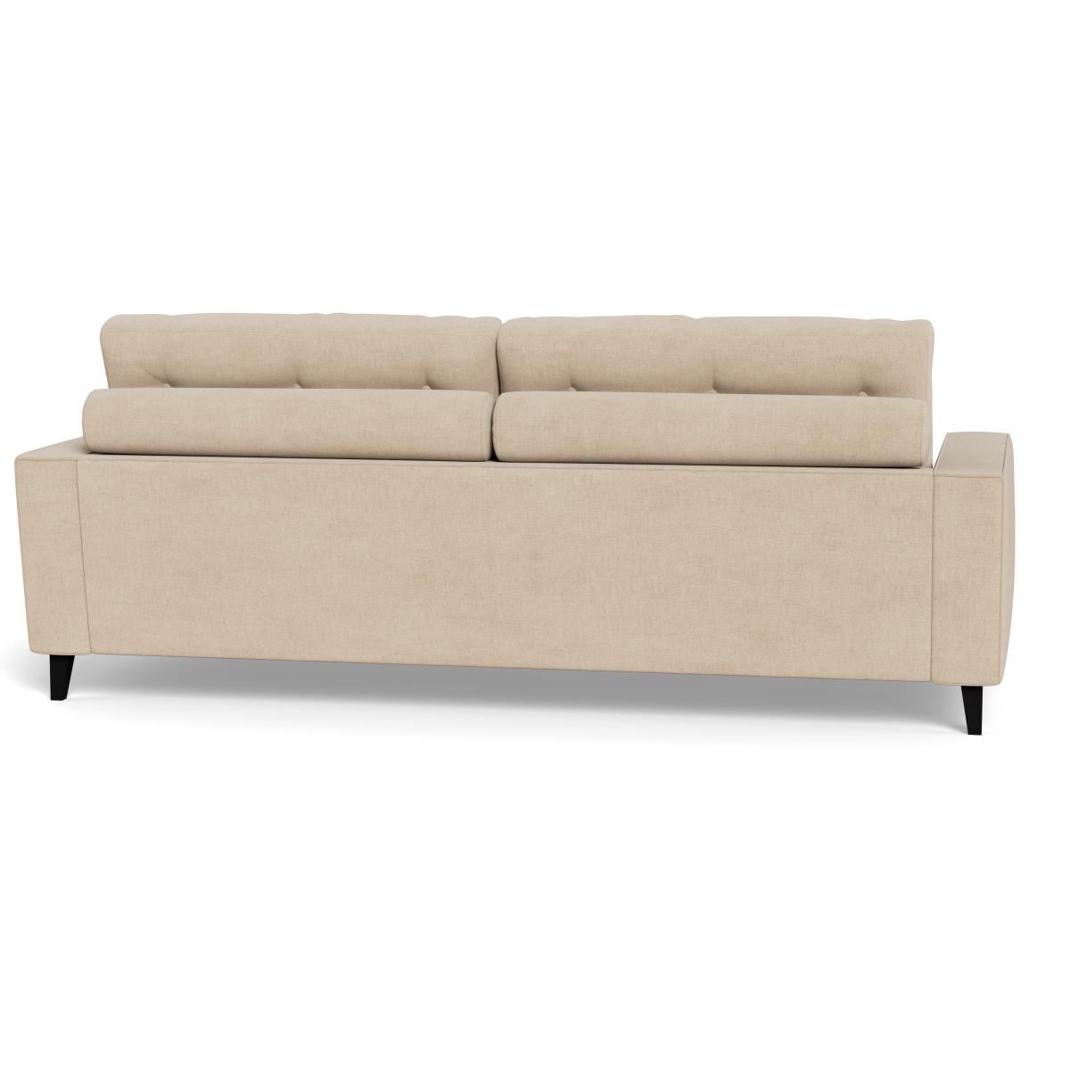 Heal's Mistral 4 Seater Sofa Brushed Cotton Oat Black Feet – image 6