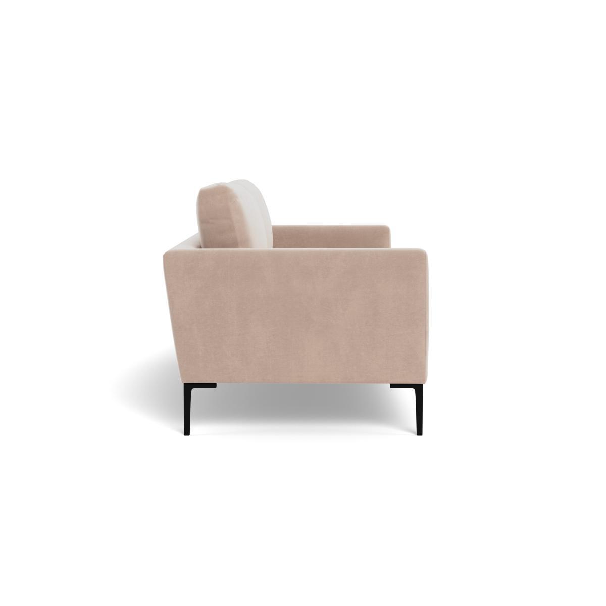 Heal's Eton 4 Seater Sofa Smart Velvet Pebble Brass Feet - Heal's UK Furniture – image 3
