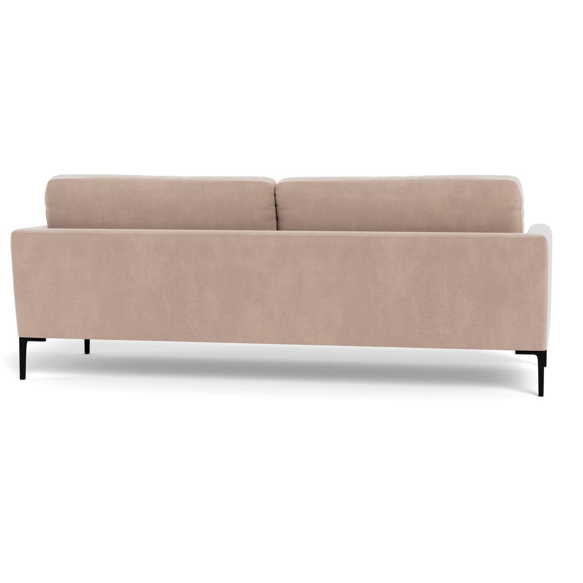 Heal's Eton 4 Seater Sofa Smart Velvet Pebble Brass Feet - Heal's UK Furniture – image 5