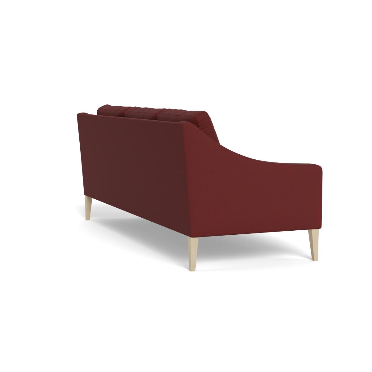 Heal's Richmond 4 Seater Sofa Capelo Linen-Cotton Etruscan Red Black Feet – image 5