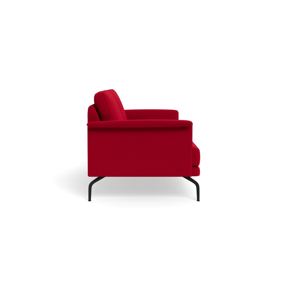 Heal's Iver 4 Seater Sofa Melton Wool Red Oxide Black Feet – image 4