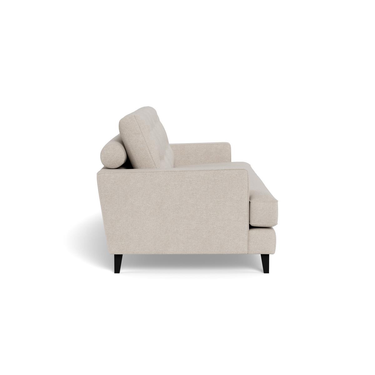 Heal's Mistral 4 Seater Sofa Texture Limestone Black Feet - Heal's UK Furniture – image 3