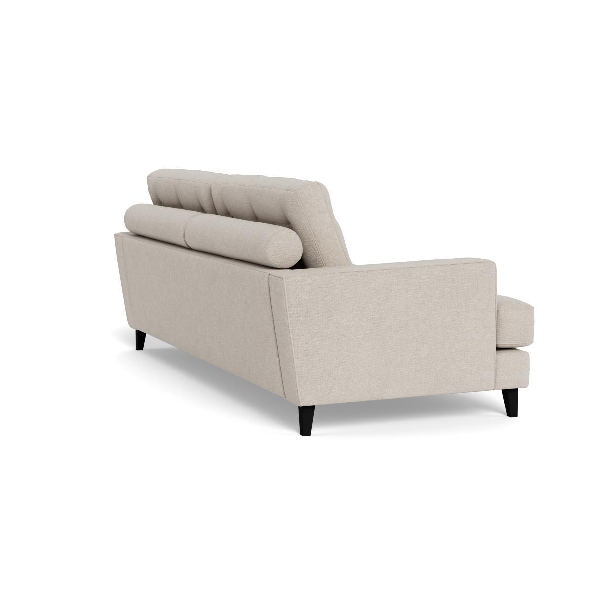 Heal's Mistral 4 Seater Sofa Texture Limestone Black Feet - Heal's UK Furniture – image 4