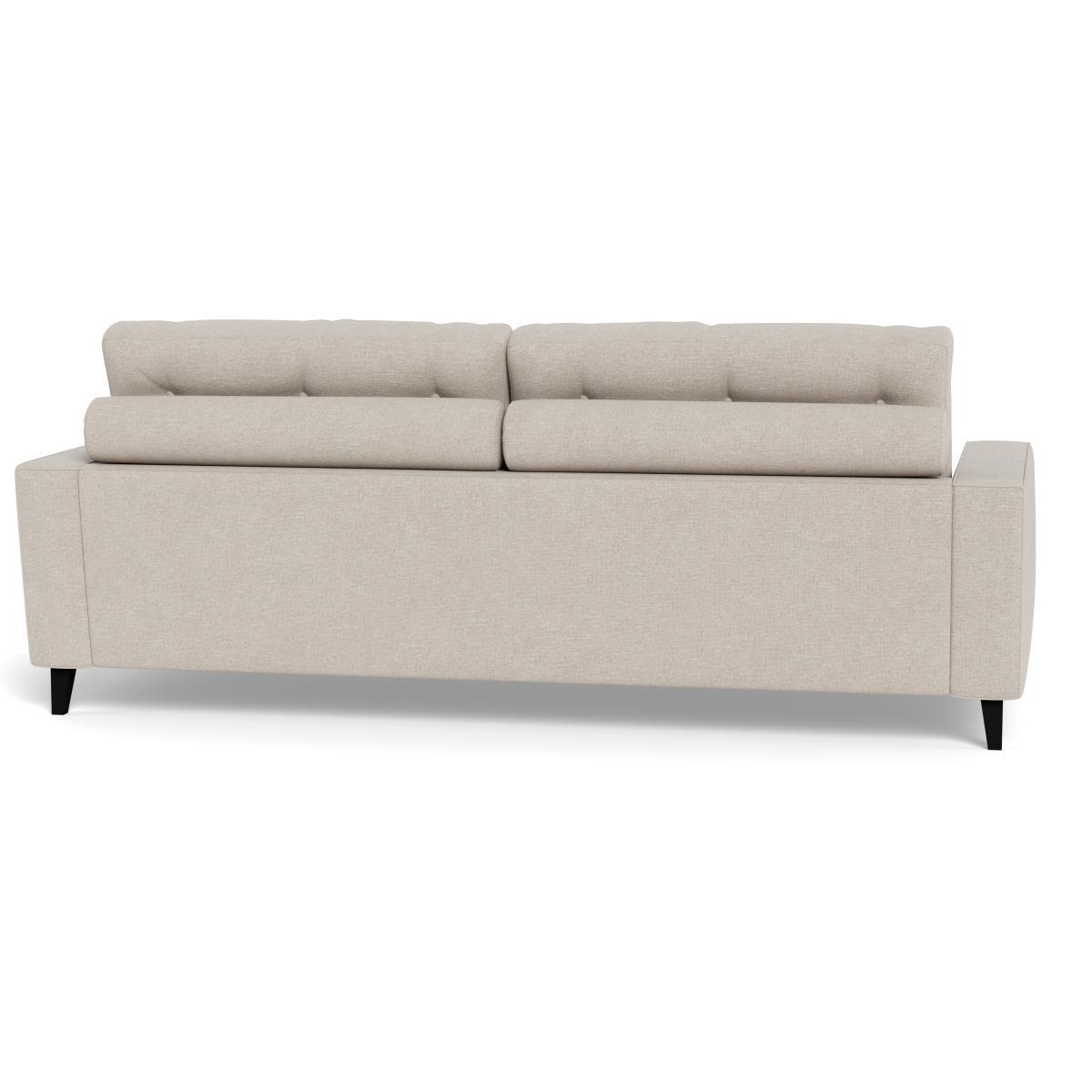 Heal's Mistral 4 Seater Sofa Texture Limestone Black Feet - Heal's UK Furniture – image 5