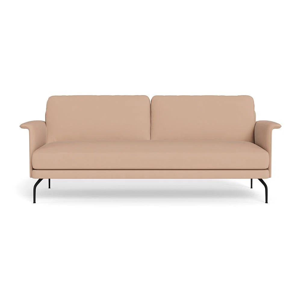Heal's Iver 4 Seater Sofa Capelo Linen-Cotton Rosedale Black Feet – image 2