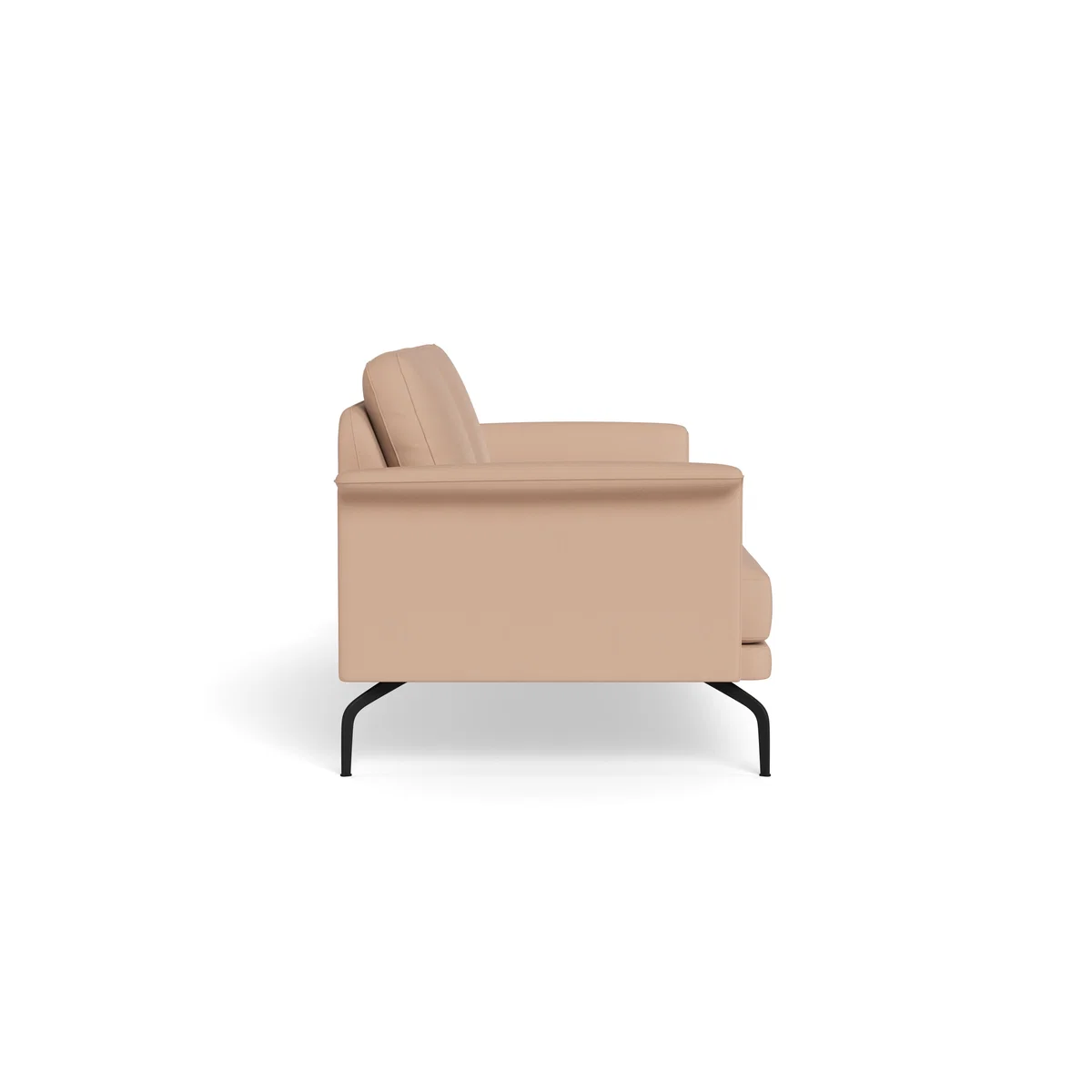 Heal's Iver 4 Seater Sofa Capelo Linen-Cotton Rosedale Black Feet – image 4