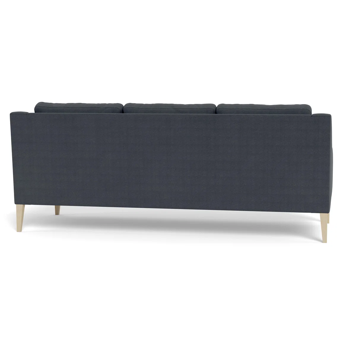 Heal's Richmond 4 Seater Sofa Melton Wool Shale WALNUT - Heal's UK Furniture – image 5