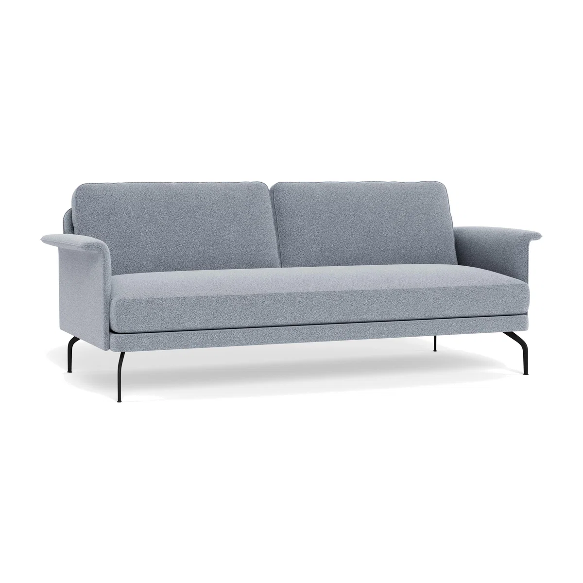 Heal's Iver 4 Seater Sofa Boucle Steel Black Feet – image 1