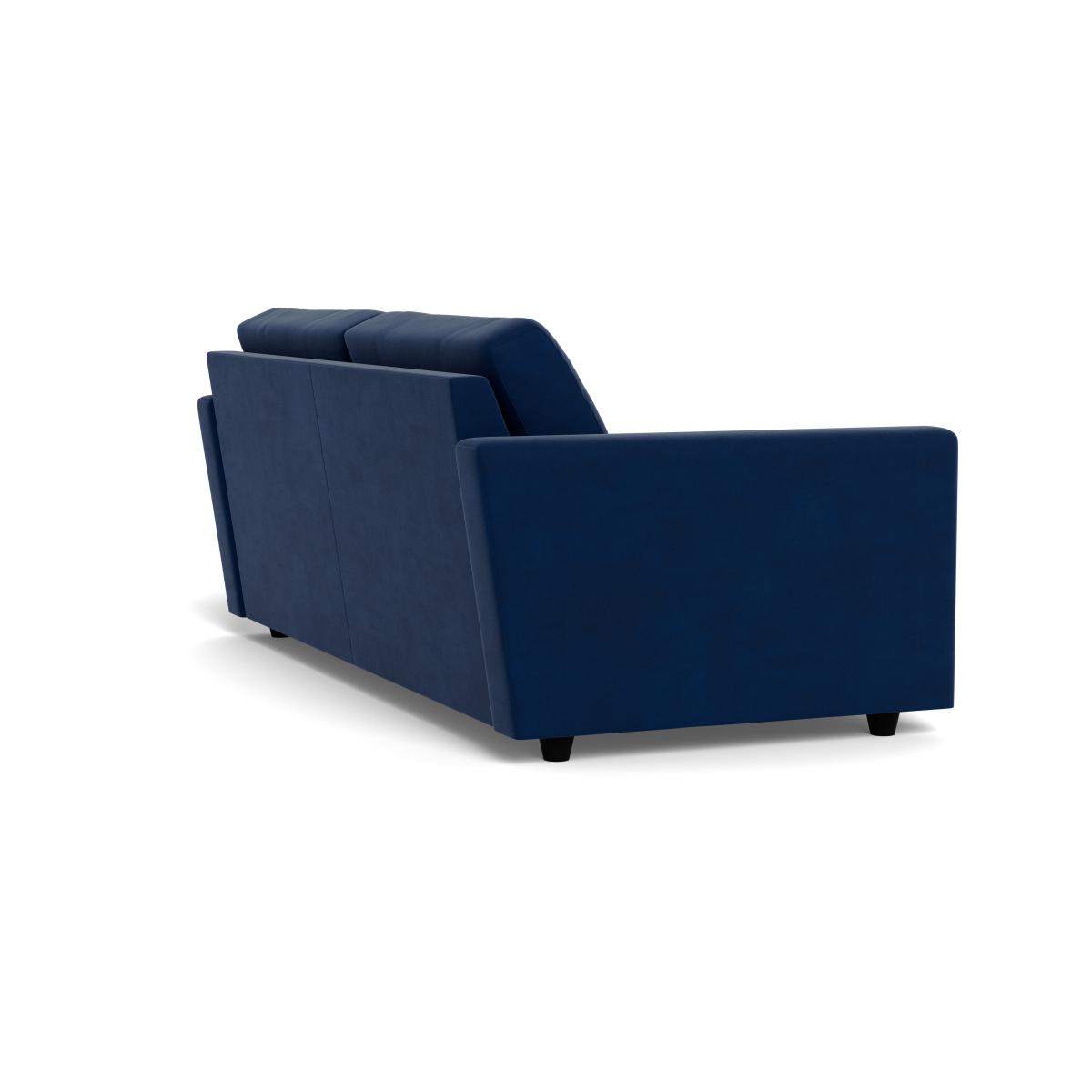 Heal's Nimbus 4 Seater Sofa Velvet Midnight Black Feet – image 4
