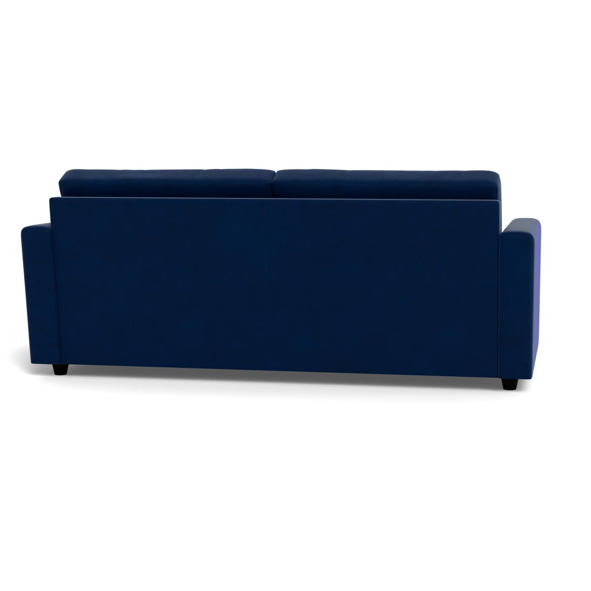 Heal's Nimbus 4 Seater Sofa Velvet Midnight Black Feet – image 5