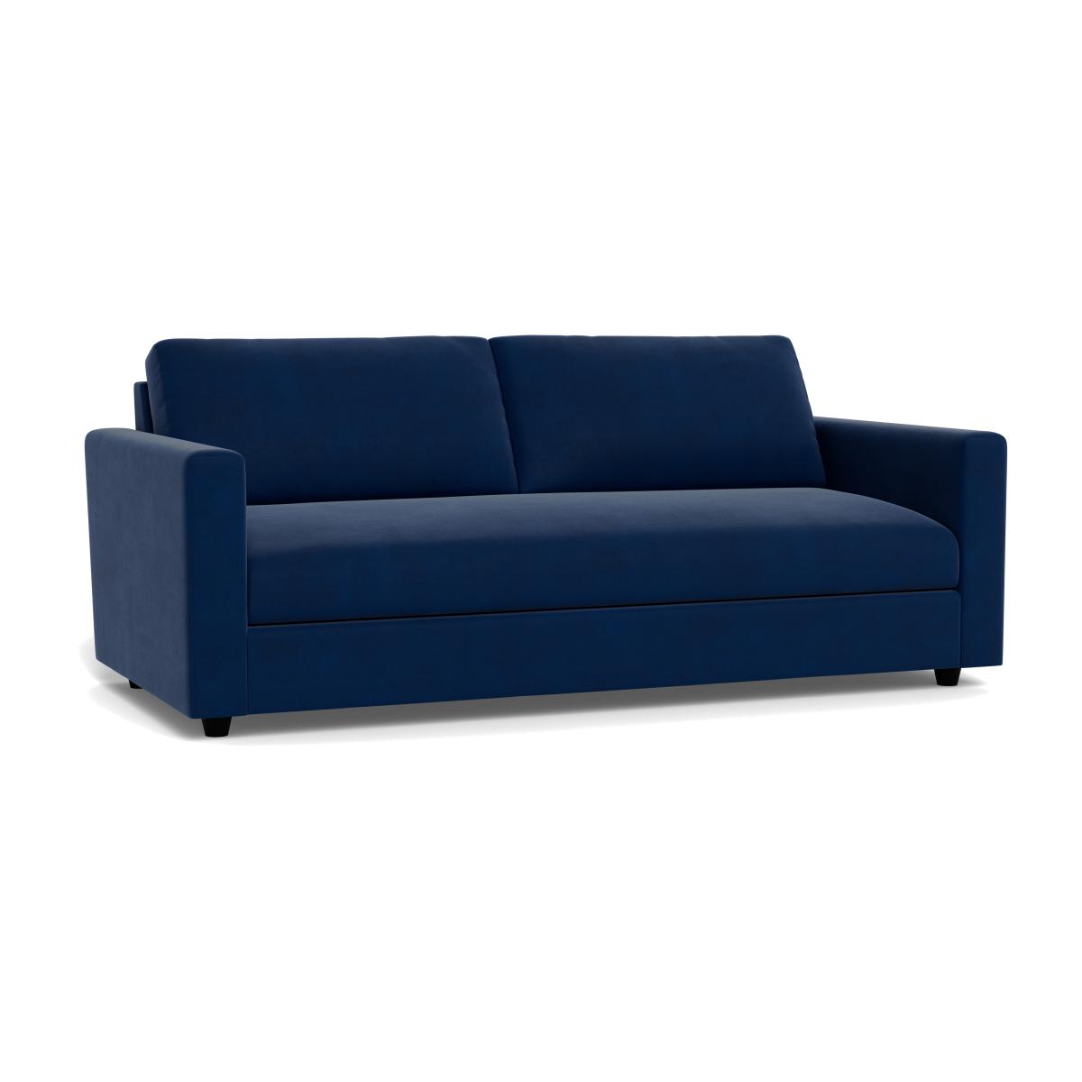 Heal's Nimbus 4 Seater Sofa Velvet Midnight Black Feet – image 1