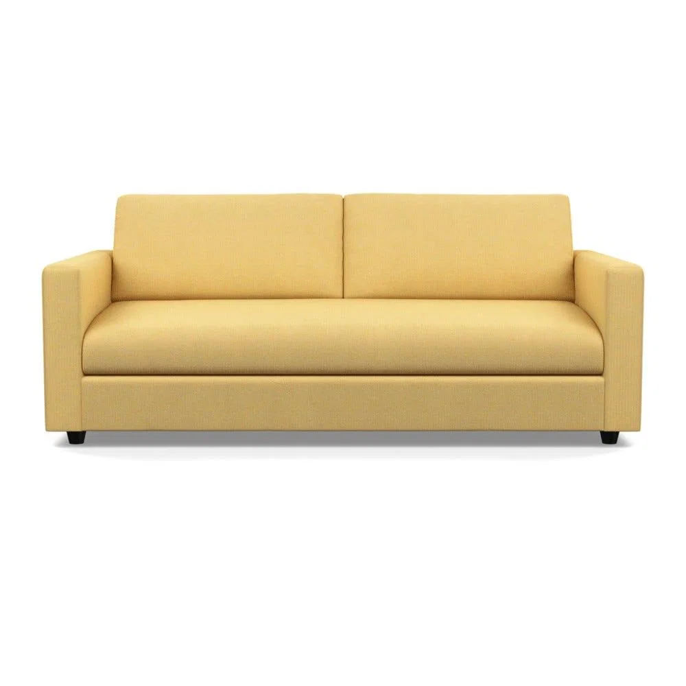 Heal's Nimbus II 4 Seater Sofa Tejo Recycled Ochre Black Feet – image 2