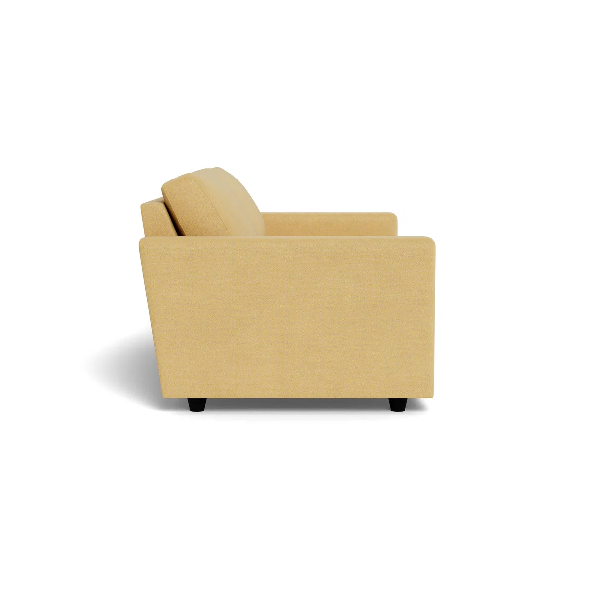 Heal's Nimbus II 4 Seater Sofa Tejo Recycled Ochre Black Feet – image 4