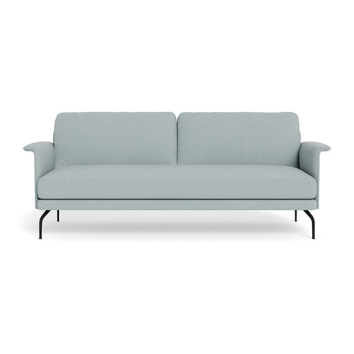 Heal's Iver 4 Seater Sofa Brushed Cotton Mist Black Feet – image 2