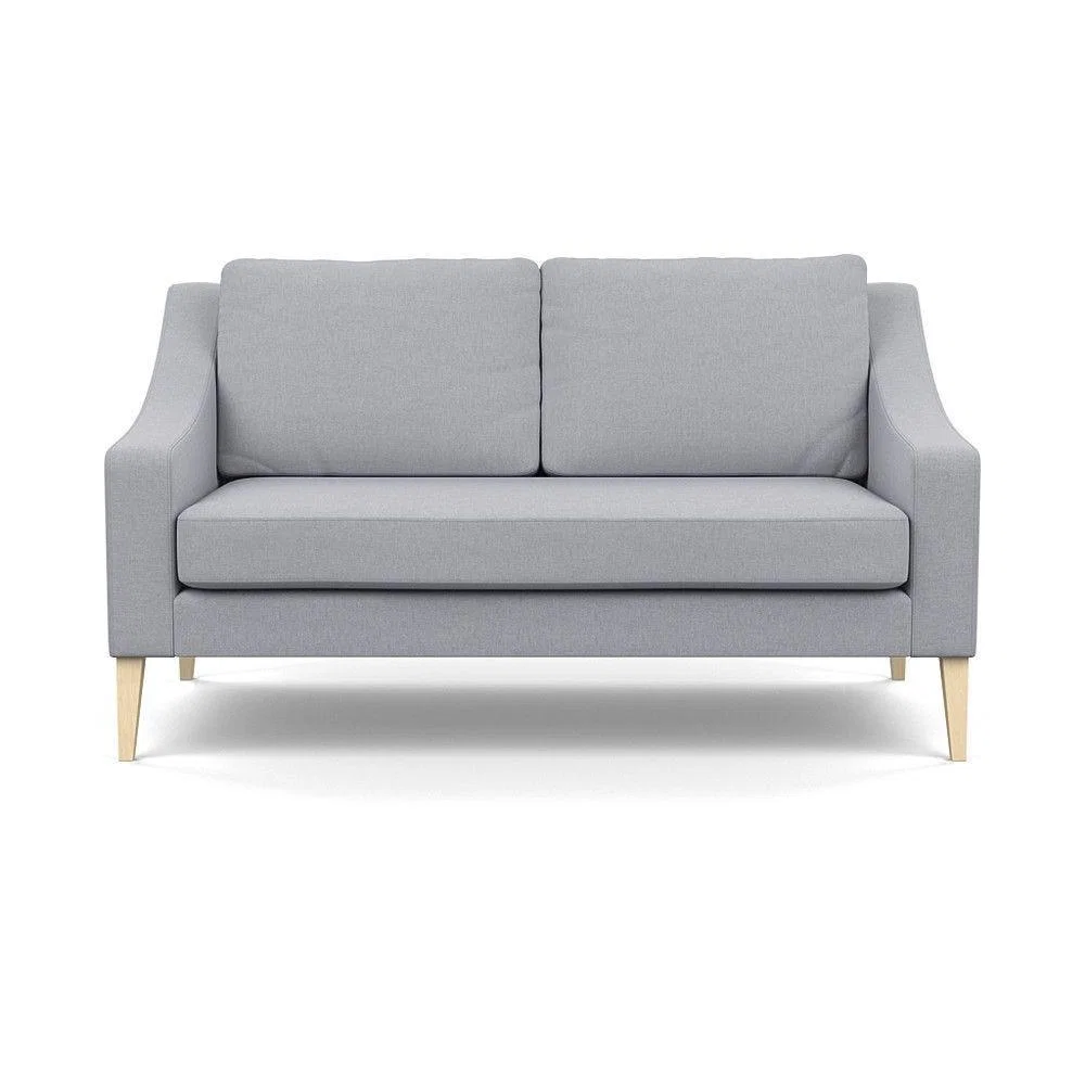 Heal's Mistral 4 Seater Sofa Smart Luxe Velvet Azure Black Feet - Heal's UK Furniture – image 26