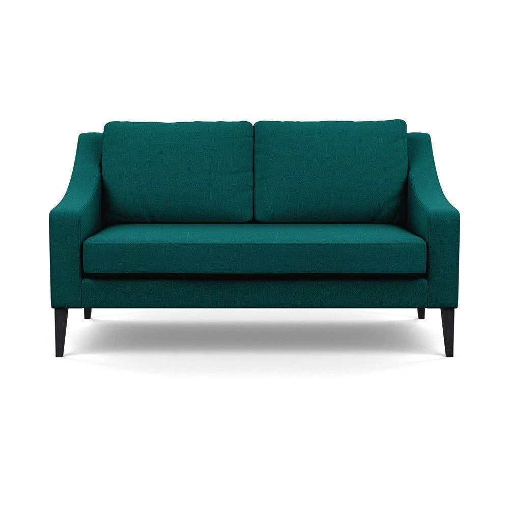 Heal's Mistral 4 Seater Sofa Smart Luxe Velvet Azure Black Feet - Heal's UK Furniture – image 27