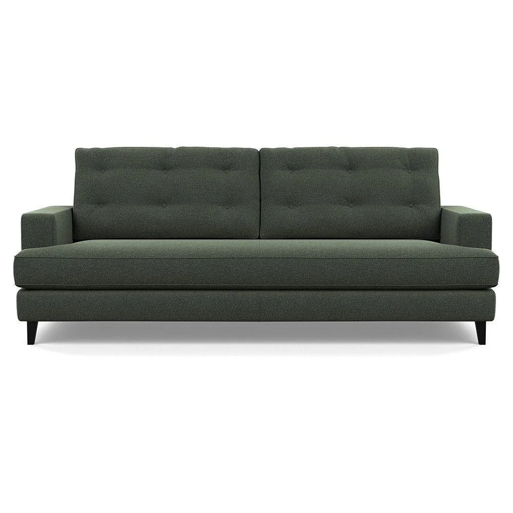 Heal's Mistral 4 Seater Sofa Smart Luxe Velvet Azure Black Feet - Heal's UK Furniture – image 30