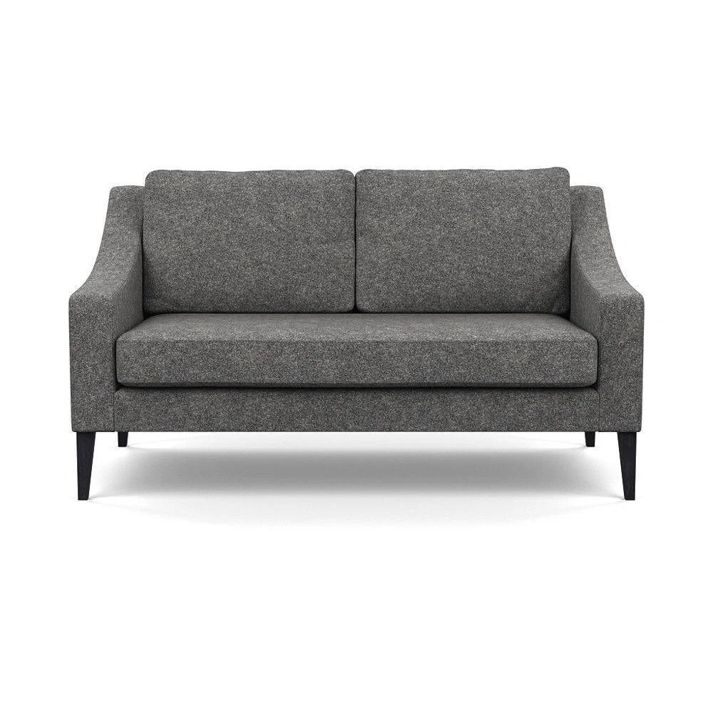 Heal's Mistral 4 Seater Sofa Smart Luxe Velvet Azure Black Feet - Heal's UK Furniture – image 32