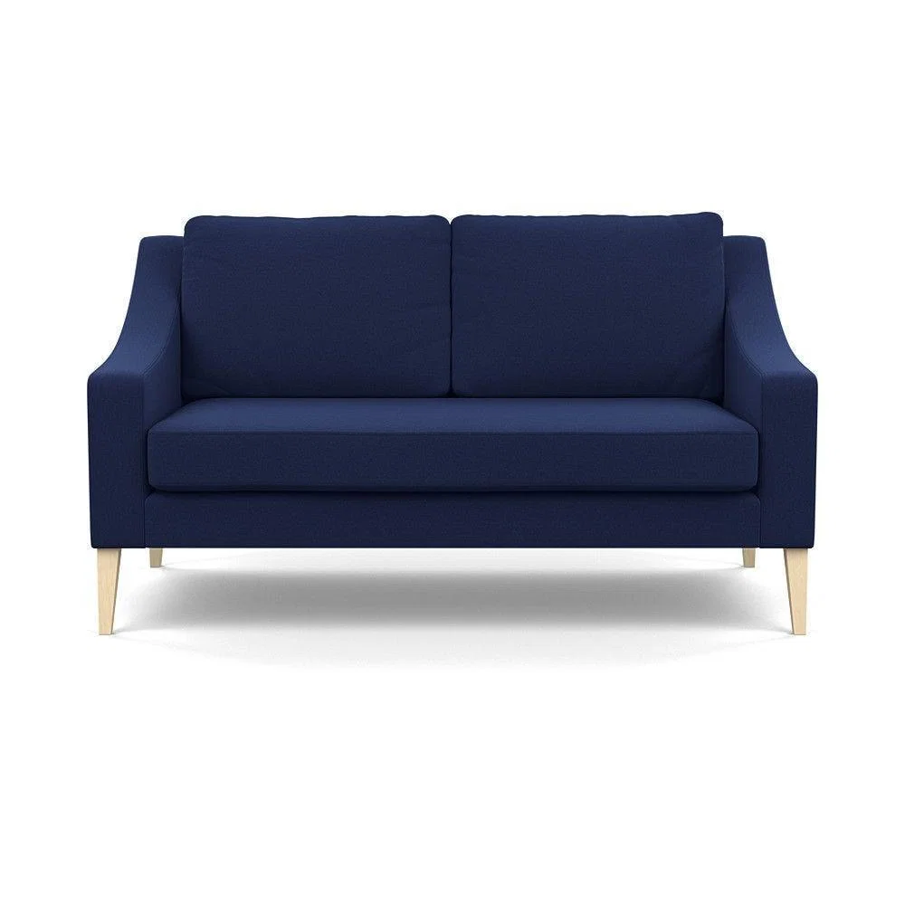 Heal's Mistral 4 Seater Sofa Smart Luxe Velvet Azure Black Feet - Heal's UK Furniture – image 35