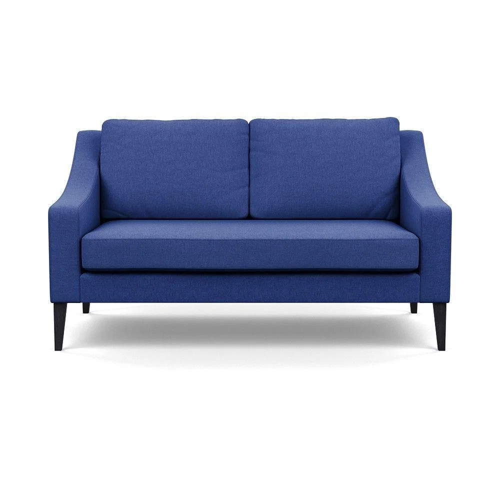 Heal's Mistral 4 Seater Sofa Smart Luxe Velvet Azure Black Feet - Heal's UK Furniture – image 39