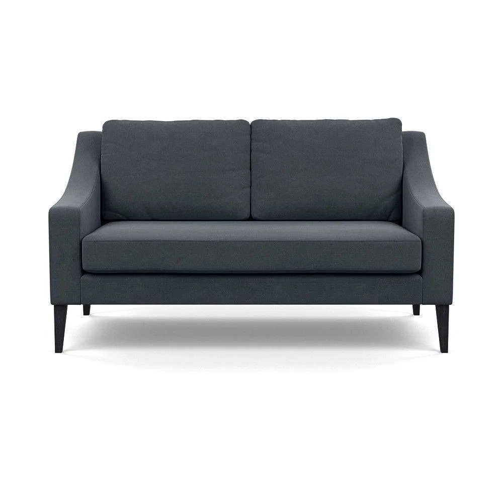 Heal's Mistral 4 Seater Sofa Smart Luxe Velvet Azure Black Feet - Heal's UK Furniture – image 49