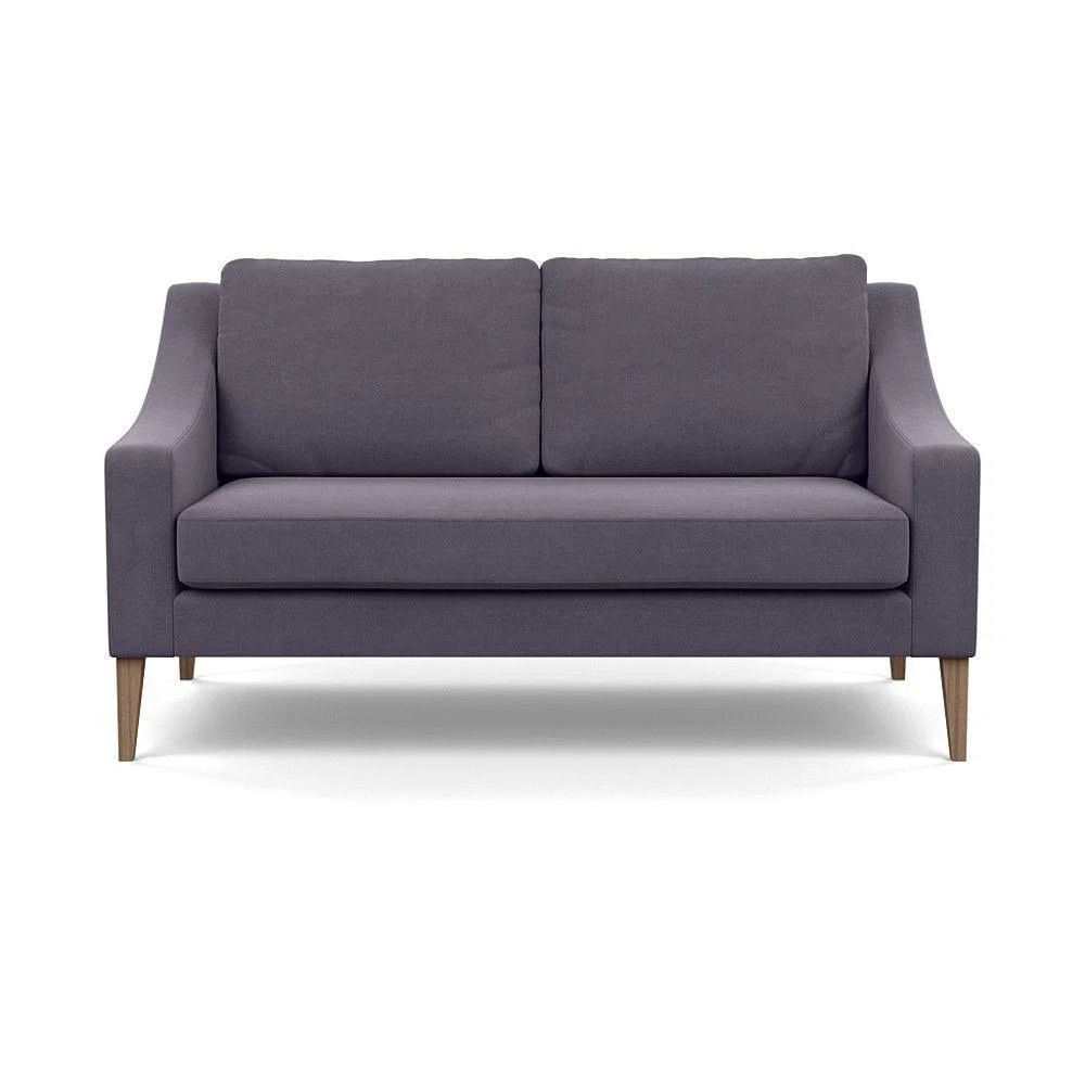 Heal's Mistral 4 Seater Sofa Smart Luxe Velvet Azure Black Feet - Heal's UK Furniture – image 58