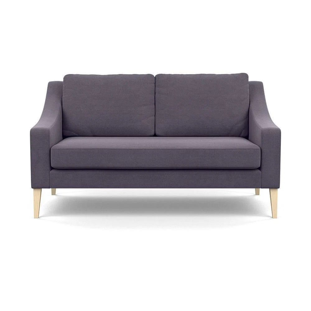 Heal's Mistral 4 Seater Sofa Smart Luxe Velvet Azure Black Feet - Heal's UK Furniture – image 59