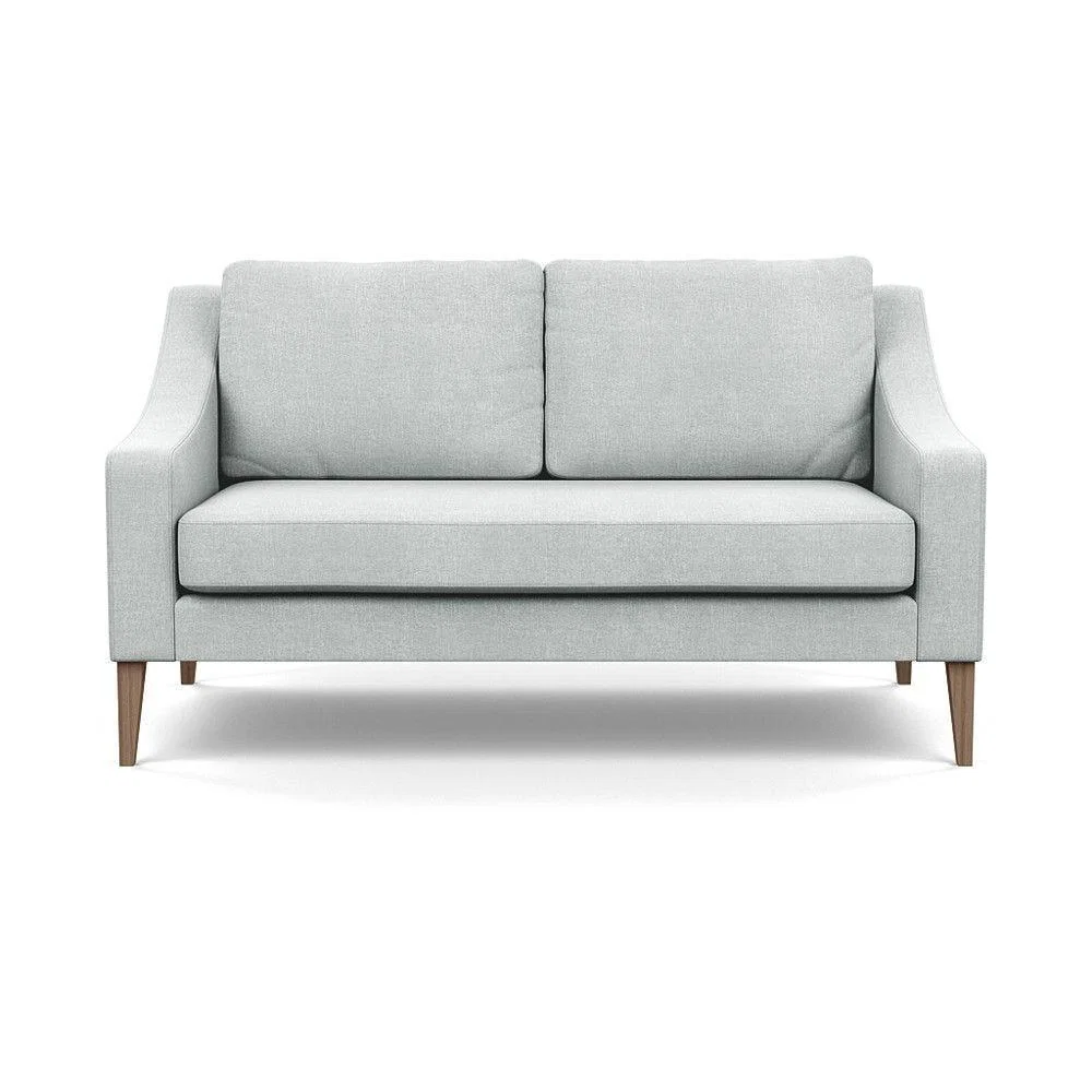 Heal's Mistral 4 Seater Sofa Smart Luxe Velvet Azure Black Feet - Heal's UK Furniture – image 7