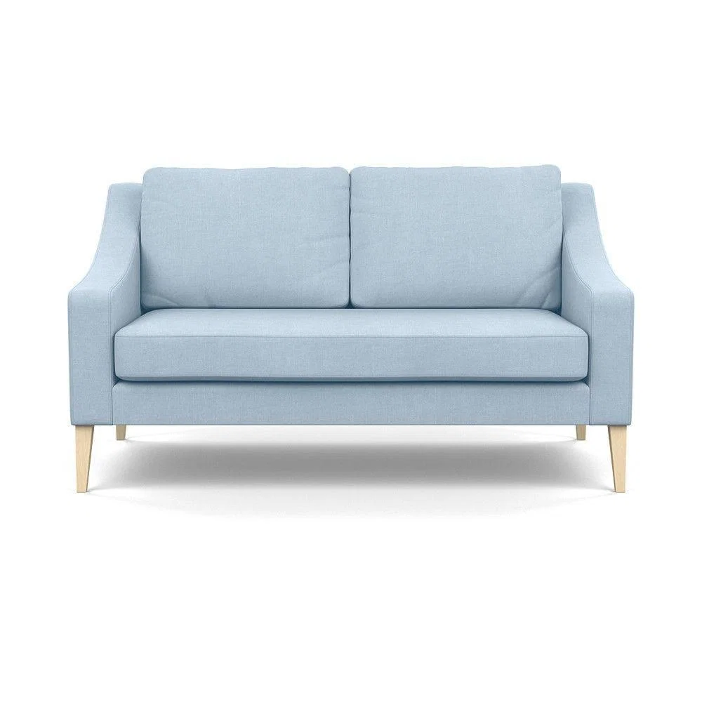 Heal's Mistral 4 Seater Sofa Smart Luxe Velvet Azure Black Feet - Heal's UK Furniture – image 65