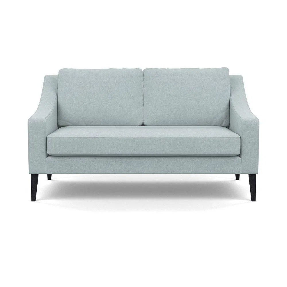 Heal's Mistral 4 Seater Sofa Smart Luxe Velvet Azure Black Feet - Heal's UK Furniture – image 66