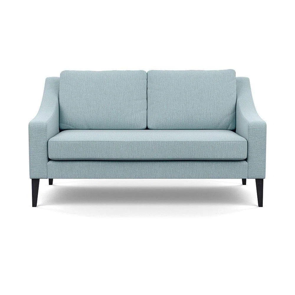 Heal's Mistral 4 Seater Sofa Smart Luxe Velvet Azure Black Feet - Heal's UK Furniture – image 68