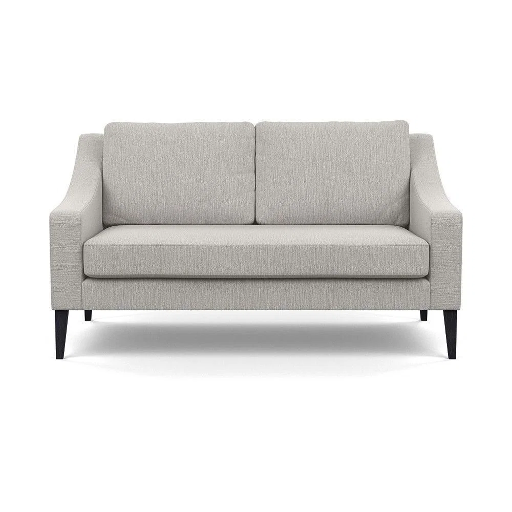 Heal's Mistral 4 Seater Sofa Smart Luxe Velvet Azure Black Feet - Heal's UK Furniture – image 8