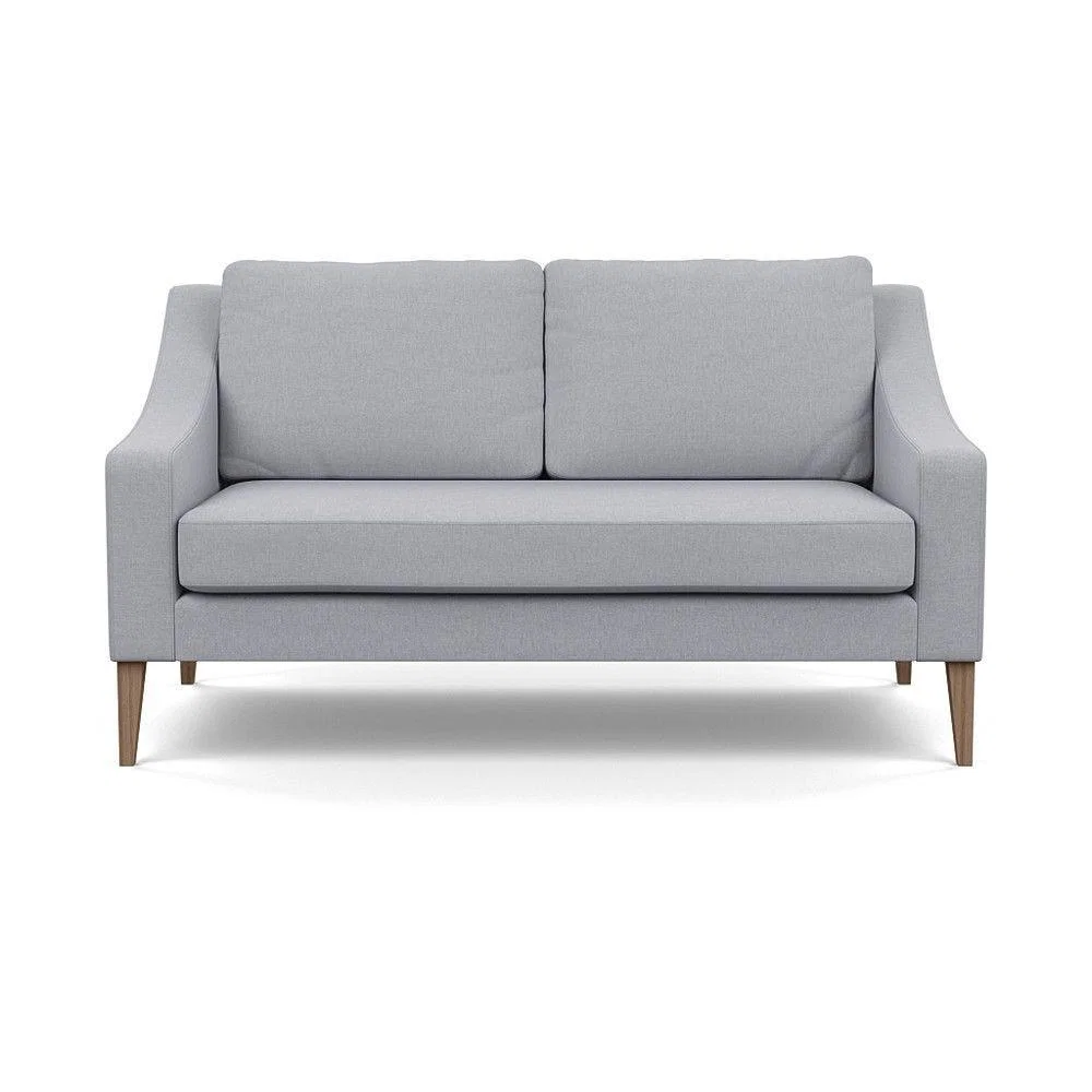 Heal's Mistral 4 Seater Sofa Smart Luxe Velvet Azure Black Feet - Heal's UK Furniture – image 84