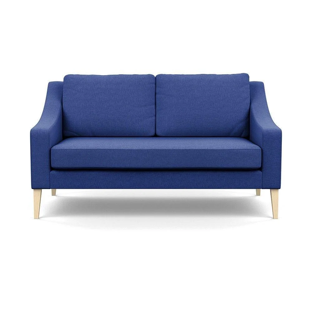 Heal's Mistral 4 Seater Sofa Smart Luxe Velvet Azure Black Feet - Heal's UK Furniture – image 85