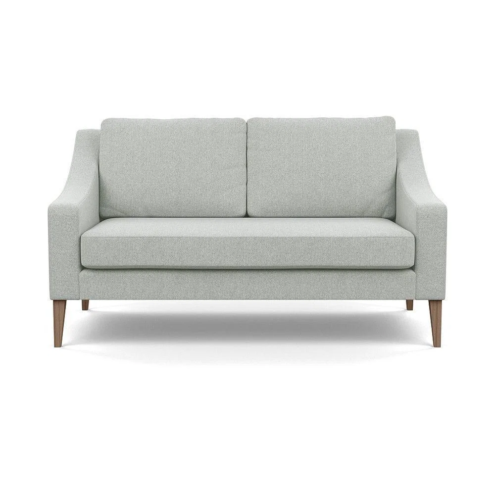 Heal's Mistral 4 Seater Sofa Smart Luxe Velvet Azure Black Feet - Heal's UK Furniture – image 90