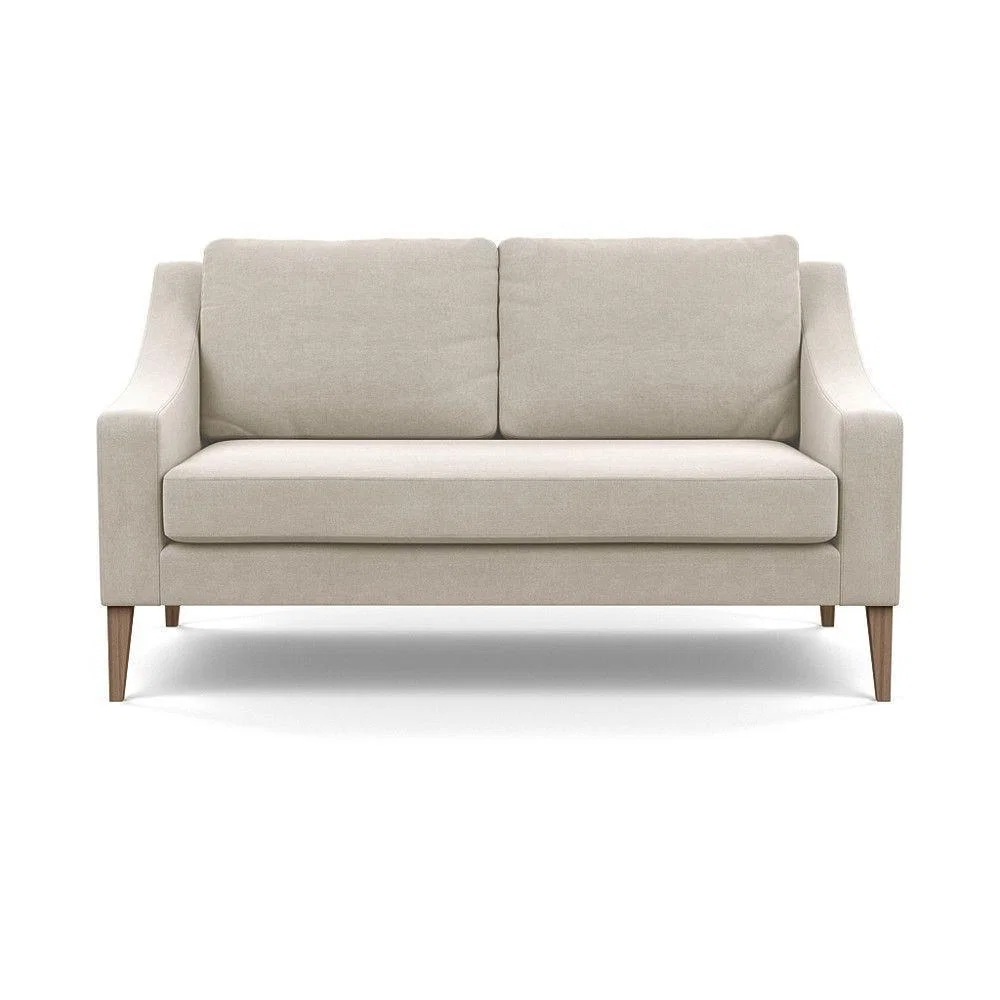 Heal's Mistral 4 Seater Sofa Smart Luxe Velvet Azure Black Feet - Heal's UK Furniture – image 10