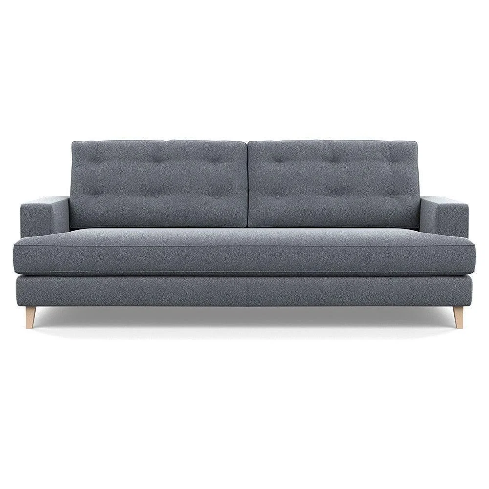 Heal's Mistral 4 Seater Sofa Smart Luxe Velvet Azure Black Feet - Heal's UK Furniture – image 91