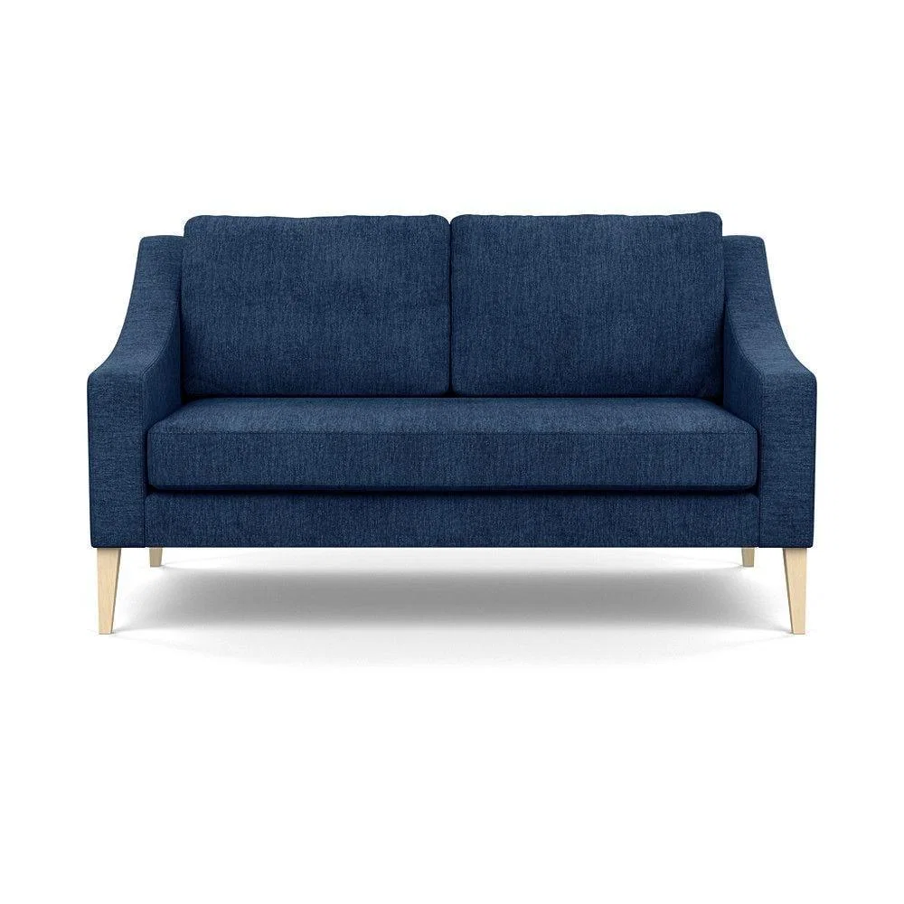 Heal's Mistral 4 Seater Sofa Smart Luxe Velvet Azure Black Feet - Heal's UK Furniture – image 92