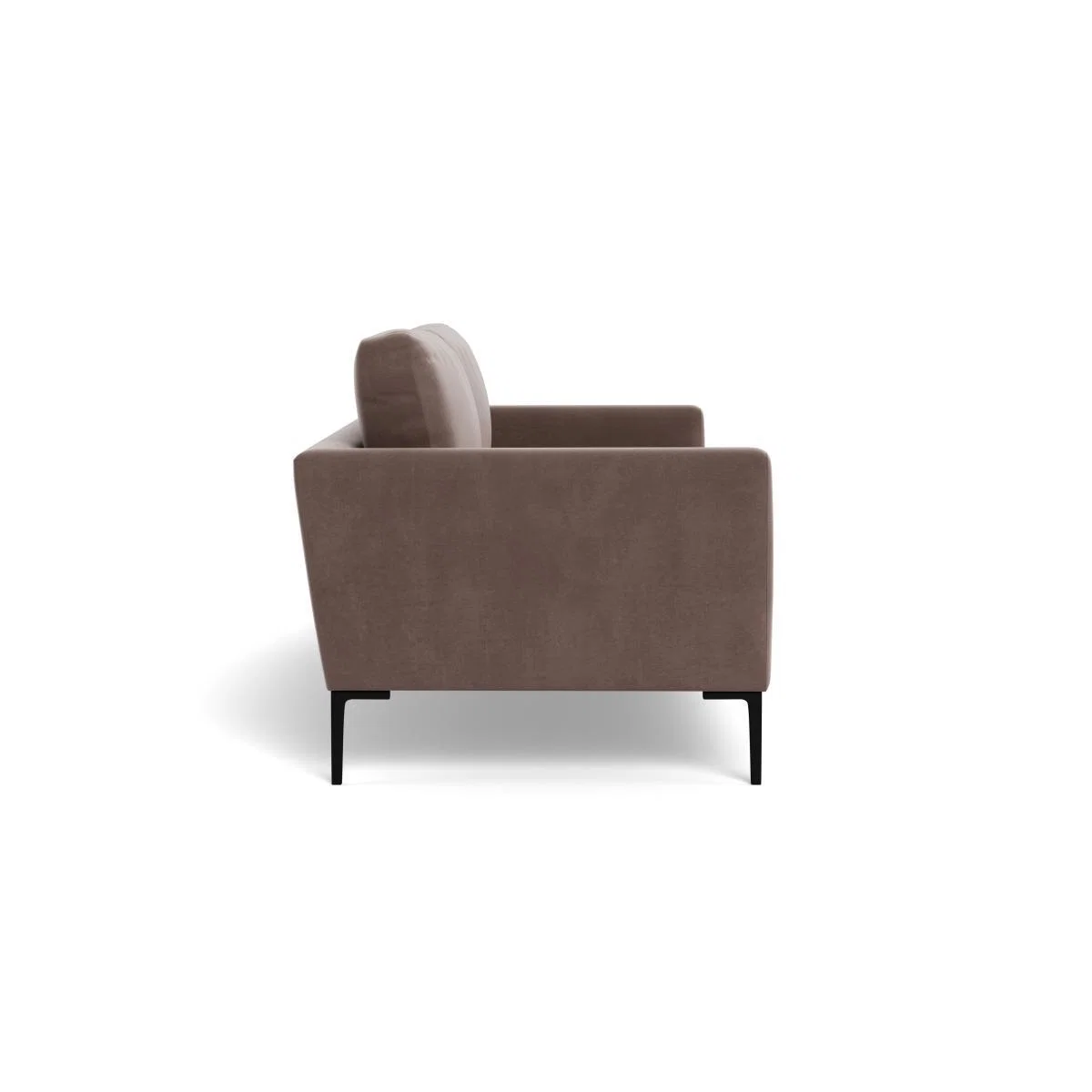 Heal's Eton 4 Seater Sofa Smart Velvet Mouse Brass Feet - Heal's UK Furniture – image 3