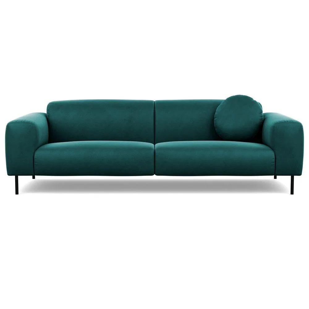 Heal's Luna 4 Seater Sofa Tundra Texture Latte Black Feet - Heal's UK Furniture – image 11