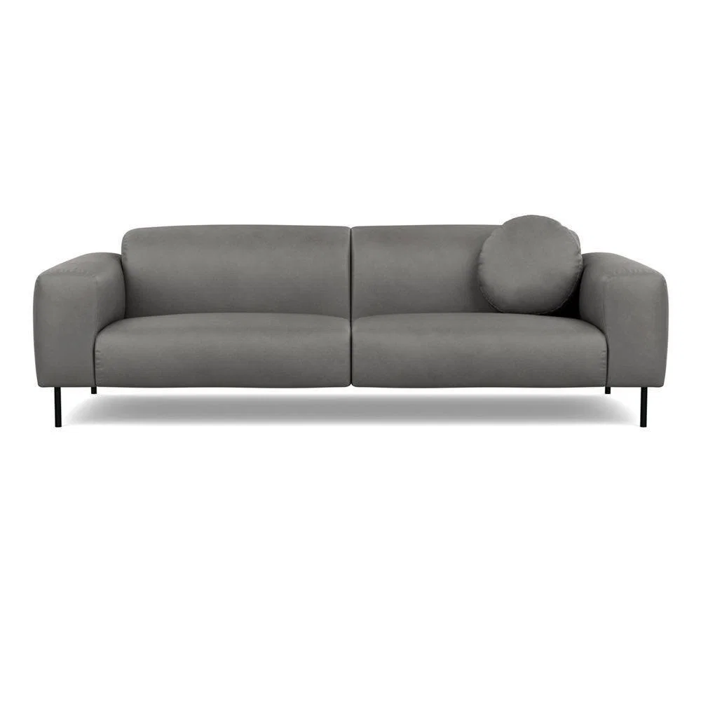 Heal's Luna 4 Seater Sofa Tundra Texture Latte Black Feet - Heal's UK Furniture – image 5