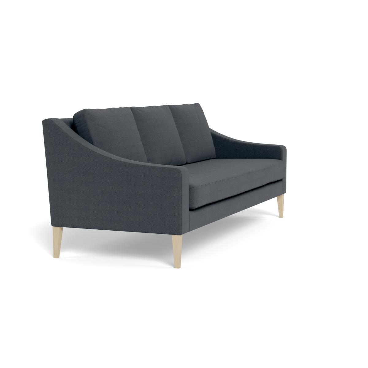 Heal's Richmond 4 Seater Sofa Textured Boucle Indigo Black Feet - Heal's UK Furniture – image 2