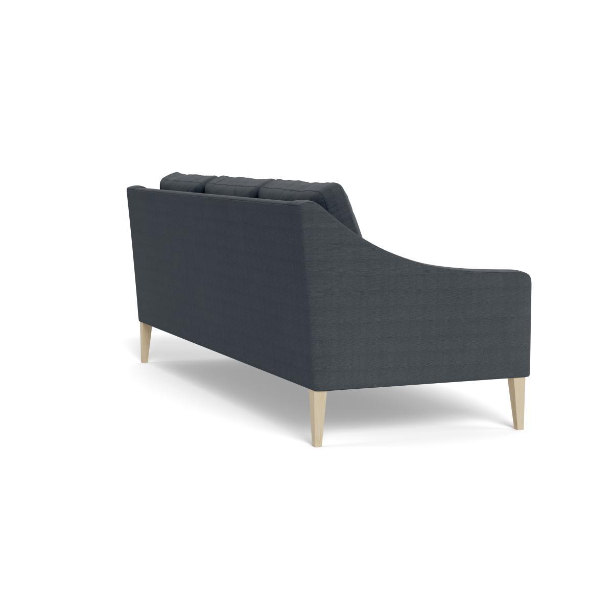 Heal's Richmond 4 Seater Sofa Textured Boucle Indigo Black Feet - Heal's UK Furniture – image 4