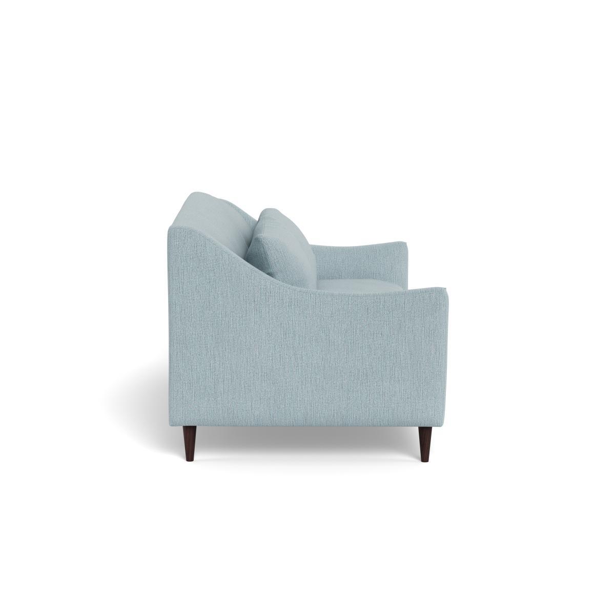 Heal's Somerset 4 Seater Sofa Smart Linen Mix Duck Egg Dark Stain - Heal's UK Furniture – image 3