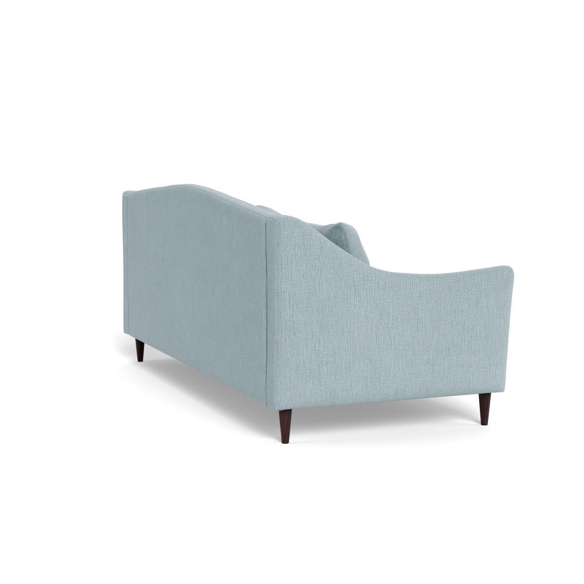Heal's Somerset 4 Seater Sofa Smart Linen Mix Duck Egg Dark Stain - Heal's UK Furniture – image 4