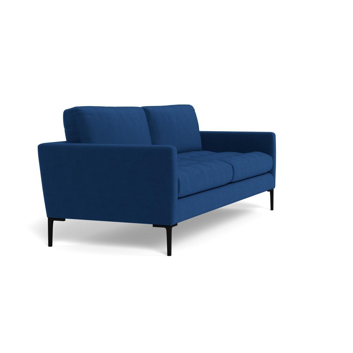 Heal's Eton 4 Seater Sofa Velvet Petrol Brass Feet - Heal's UK Furniture – image 2